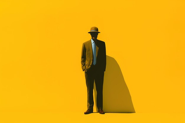 Businessman silhouette