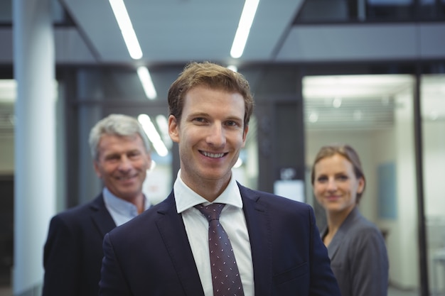 Businessman standing in the office