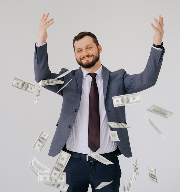 Businessman in suit portrait