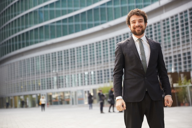 Businessman in urban environment