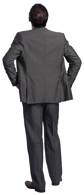 Photo businessman with hands on hips