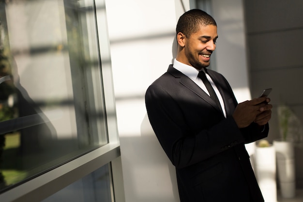 Businessman with a phone