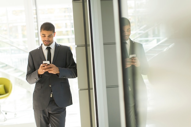 Businessman with a phone