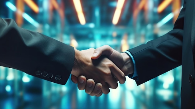 businessmen handshake