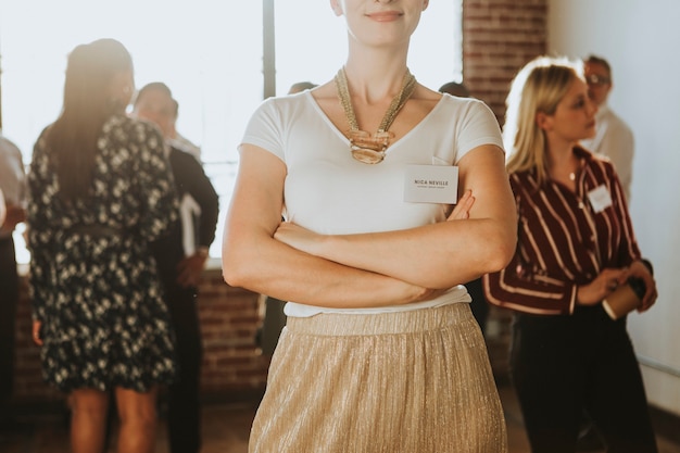 Businesspeople in a business conference