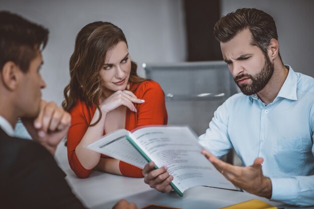 Businesspeople having a meeting in the office