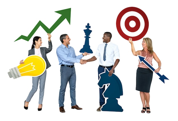businesspeople png element transparent background