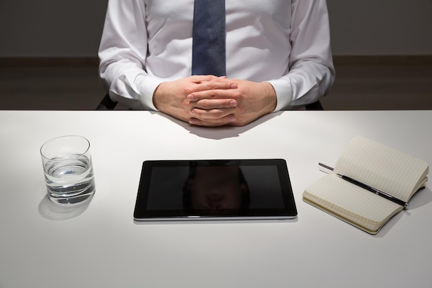 Businessperson at office desk