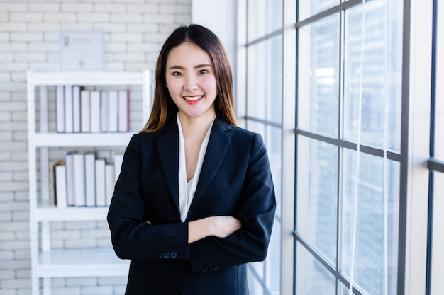 Businesswoman in an office room