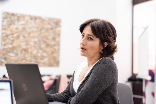 businesswoman at office