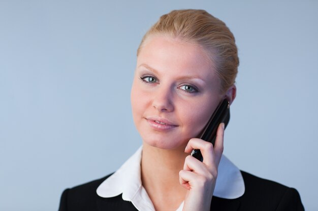 Businesswoman on the phone