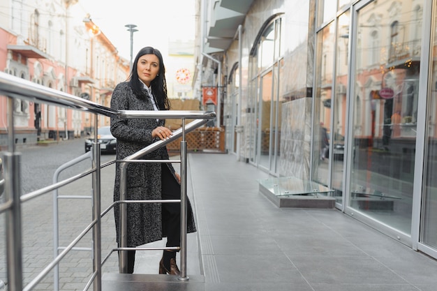 Businesswoman in stylish clothes