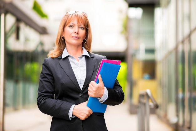 Businesswoman at work