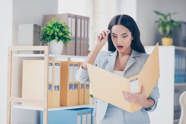 Businesswoman working in the office