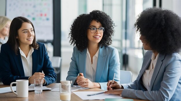 Businesswomen in a meeting