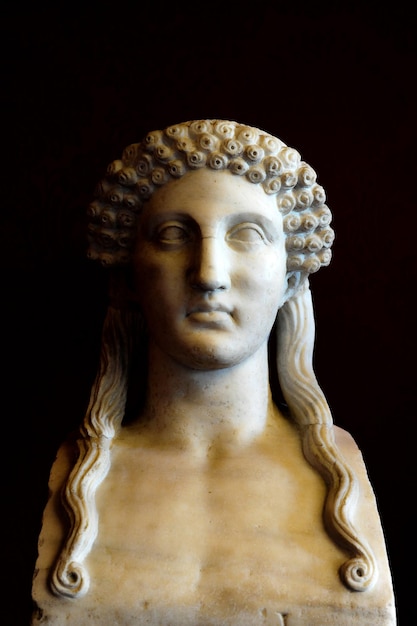 Bust of Sappho Sappho's sexuality has long been the subject of debate Lesbian concept Rome Italy