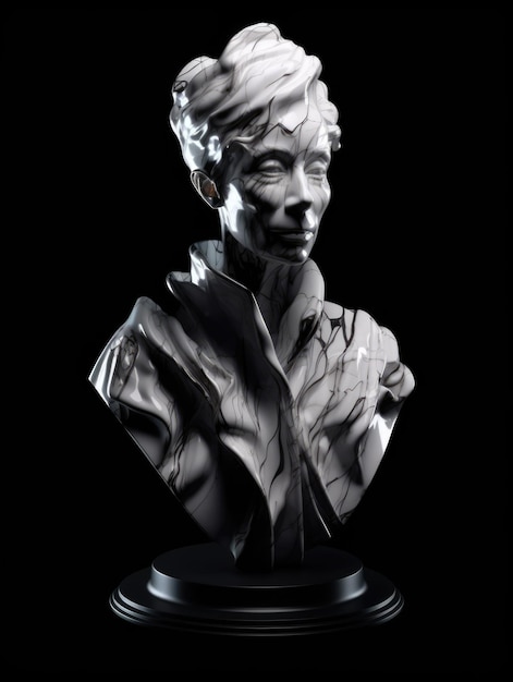 A bust of a woman