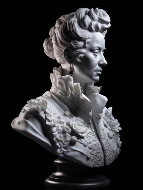 A bust of a woman