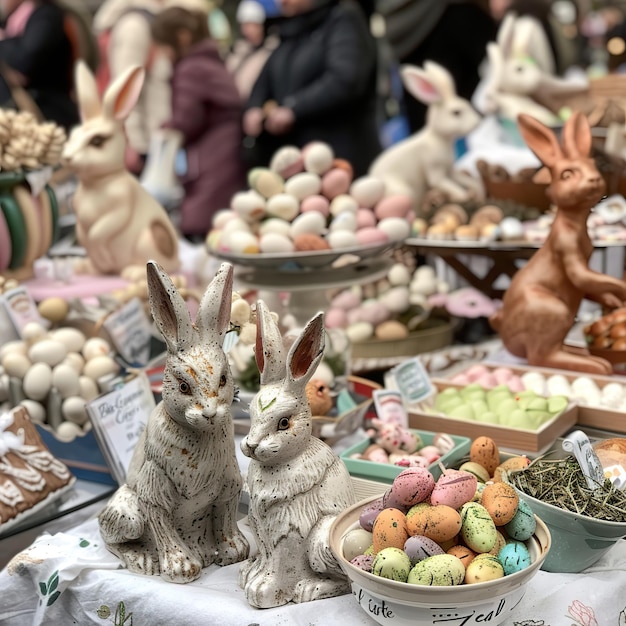 Bustling Easter Markets Discover Handmade Crafts and Holiday Treats