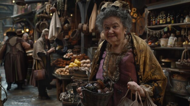 In a bustling marketplace a cunning witch peddles her wares to those desperate for eternal life her