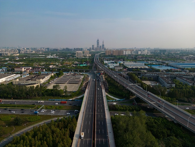 Фото Оживленная дорога в шанхае