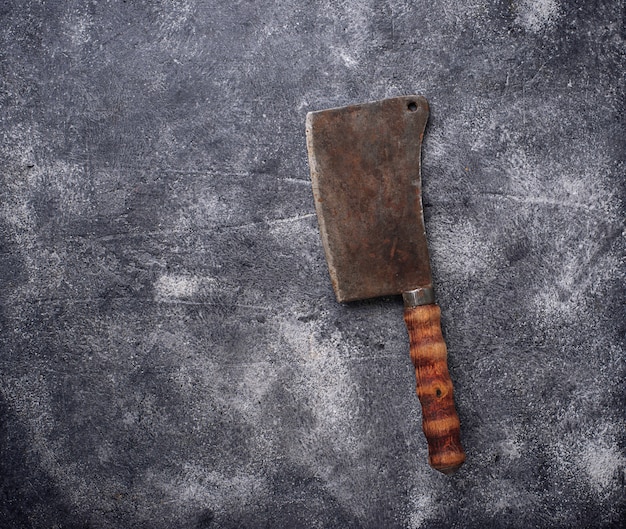 Butchers vintage cleaver for meat 