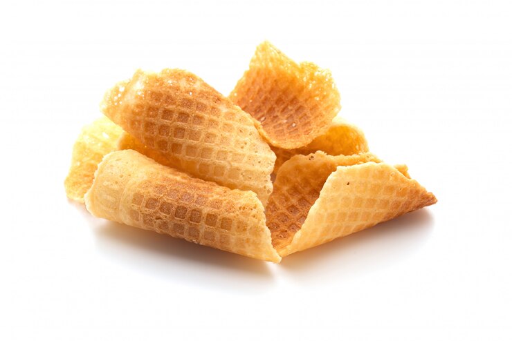 Photo butter and milk crispy waffle