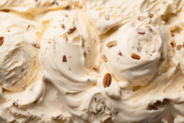 Butter Pecan ice cream texture