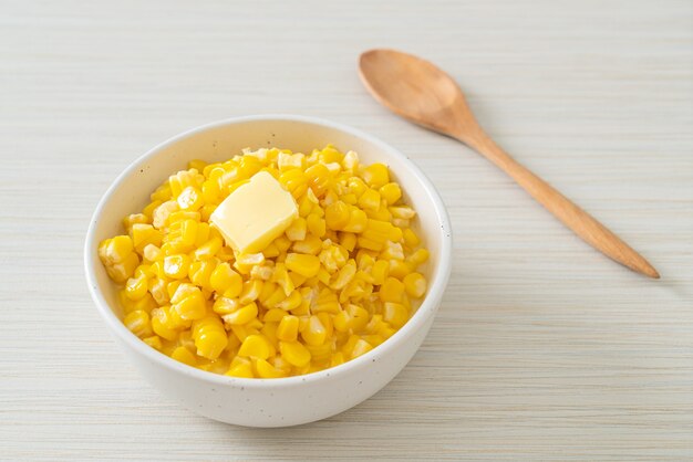 Buttered corn or Sweet corn with butter