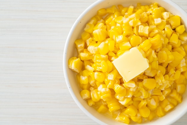 Buttered corn or Sweet corn with butter