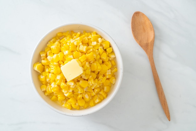 Buttered corn or Sweet corn with butter