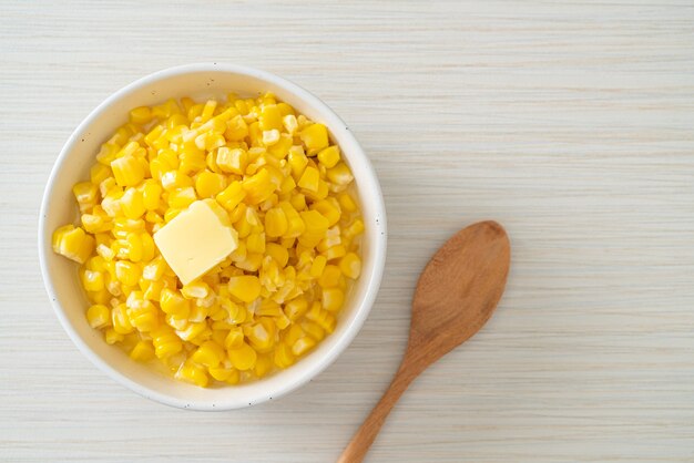 Buttered corn or Sweet corn with butter