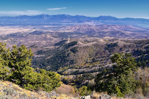 Foto butterfield canyon oquirrh rio tinto bingham miniera di rame salt lake fall utah stati uniti