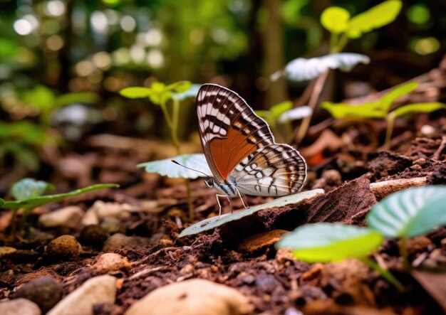 Butterflies are insects that have large often brightly coloured wings