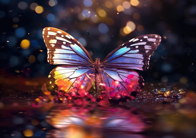 Butterflies are insects that have large often brightly coloured wings