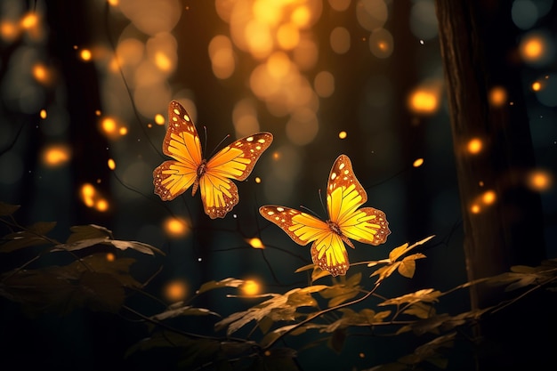 Butterflies in the Hymn of the Forest