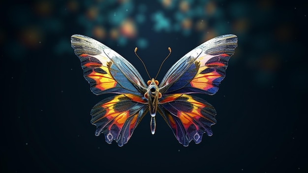 butterflies icon HD 8K wallpaper Stock Photographic Image