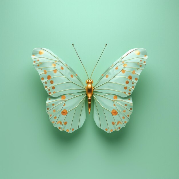 Photo butterflies with flowers decorative background