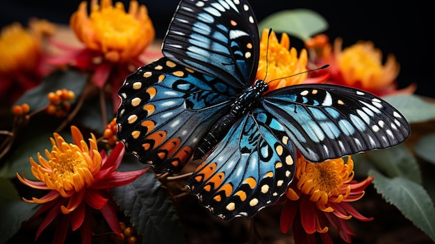 butterfly background HD 8K wallpaper Stock Photographic Image