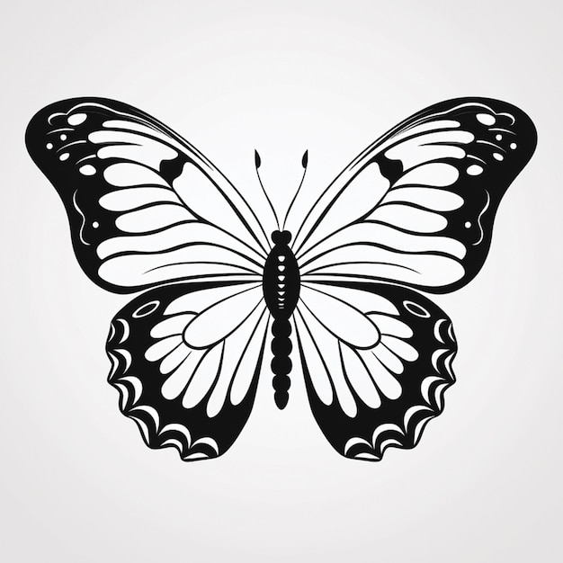 Butterfly coloring page