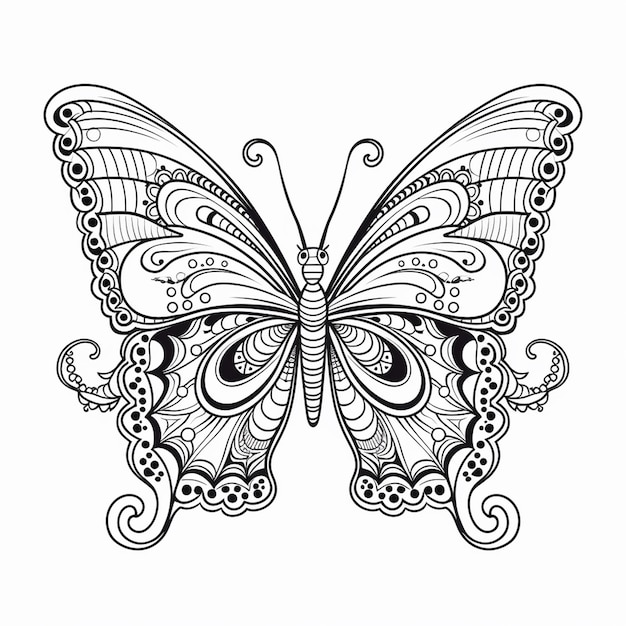 Photo butterfly design