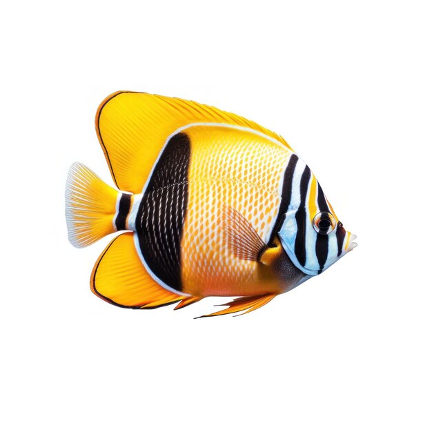 Butterfly fish isolated Illustration AI GenerativexA