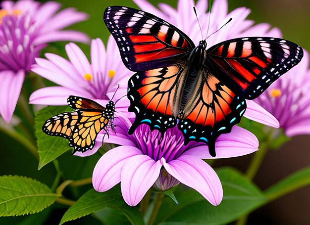 Butterfly on a flower