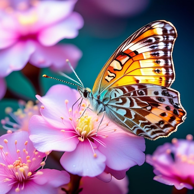 Butterfly on flower