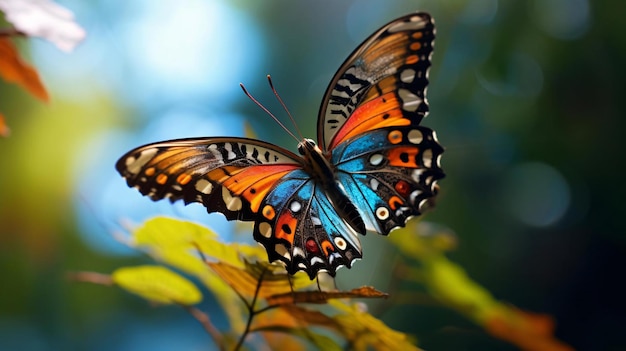 a butterfly on a flower