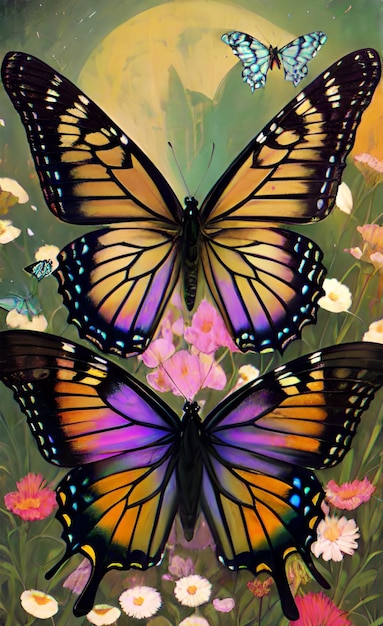 Бабочка на цвете