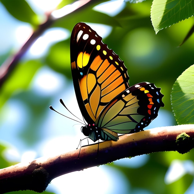 Butterfly on flower