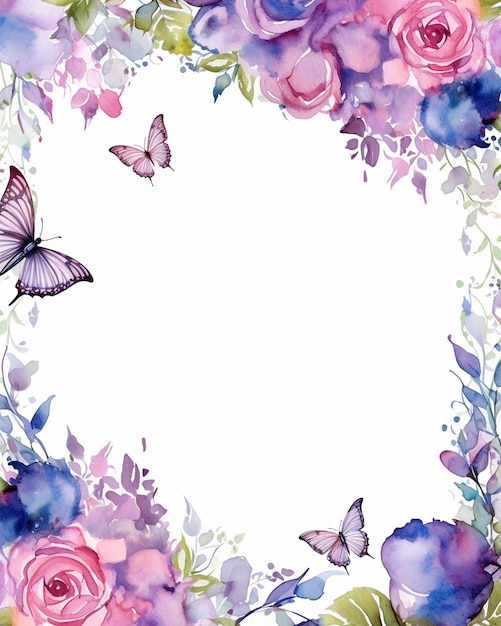 Butterfly Frame for Invitation