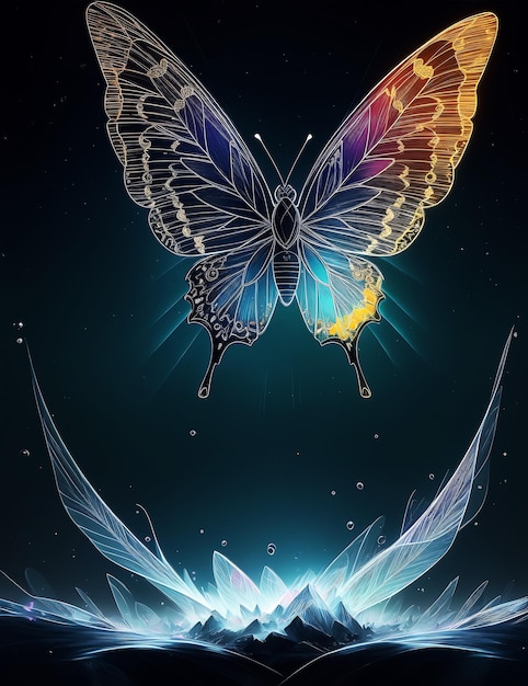 Butterfly-illustratie