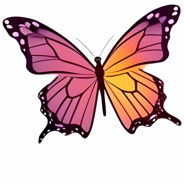 Photo butterfly illustration